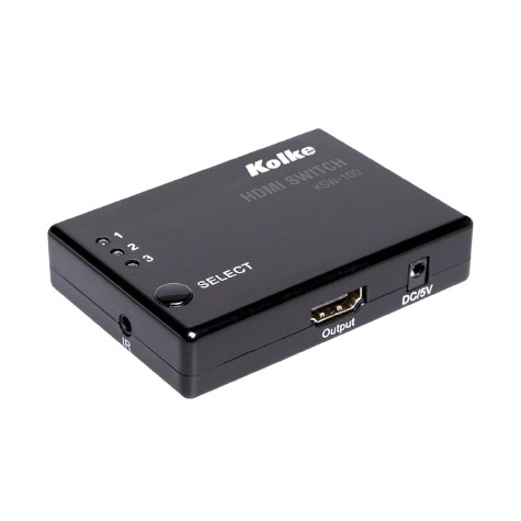 SWITCH HDMI KOLKE 3X1 C/CONTROL KSW-100