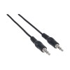 Thumbnail CABLE DE AUDIO AUXILIAR 3.5 MM/ MACHO A MACHO 1.8MT NEGRO0