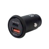 Thumbnail CARGADOR VEHICULAR MANHATTAN USB/USB-C 25W/3A/12V/24V NEGRO0